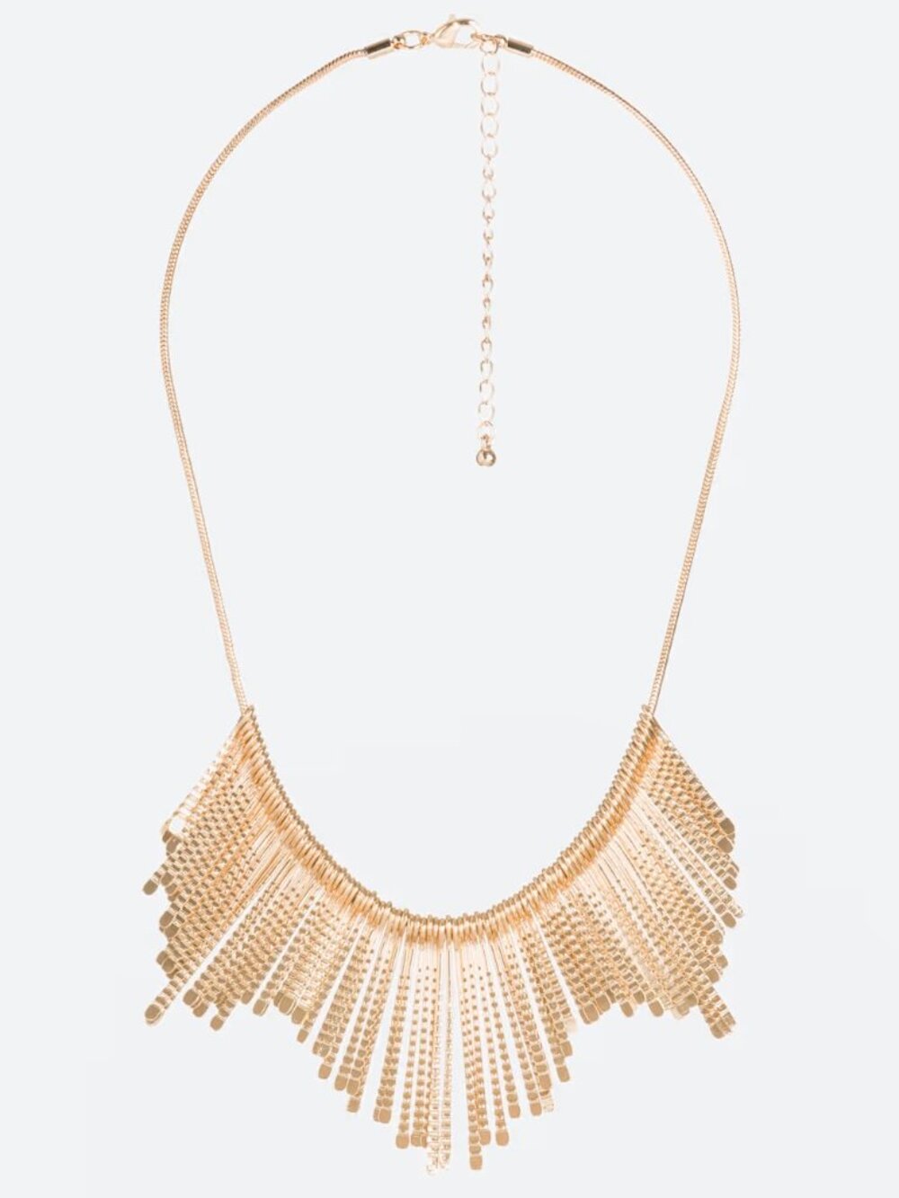 [Romolo] Montana Gold Metal Starburst Statement Necklace